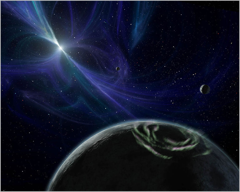 virgo pulsar planets - NASA (112K)